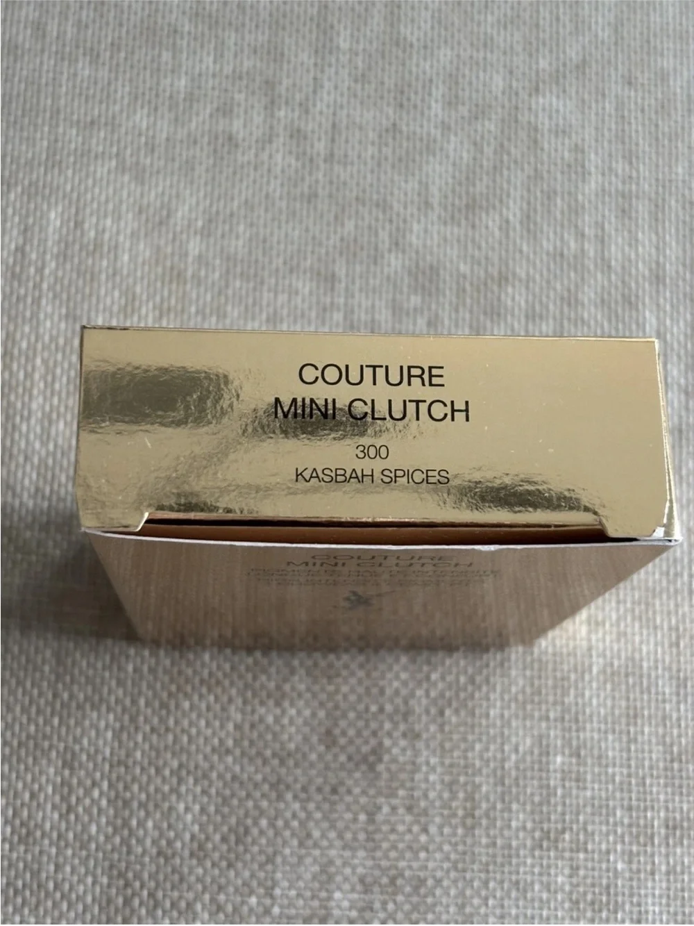 Yves Saint Laurent Gold Couture Mini Clutch